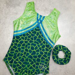 turnpakje groen giraffe print