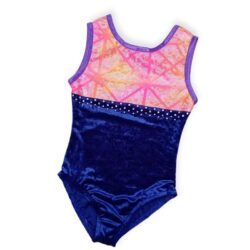 Turnpakje paars velours