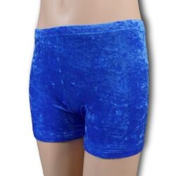 turnbroekje kobalt blauw. Velours turnbroekje.