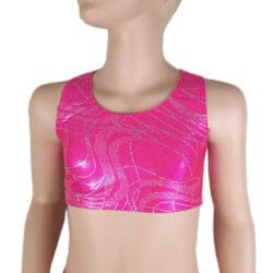 Turntopje roze zilver
