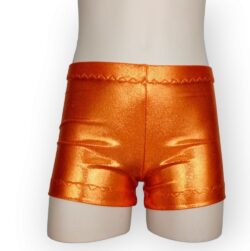 Glitter turnbroekje oranje
